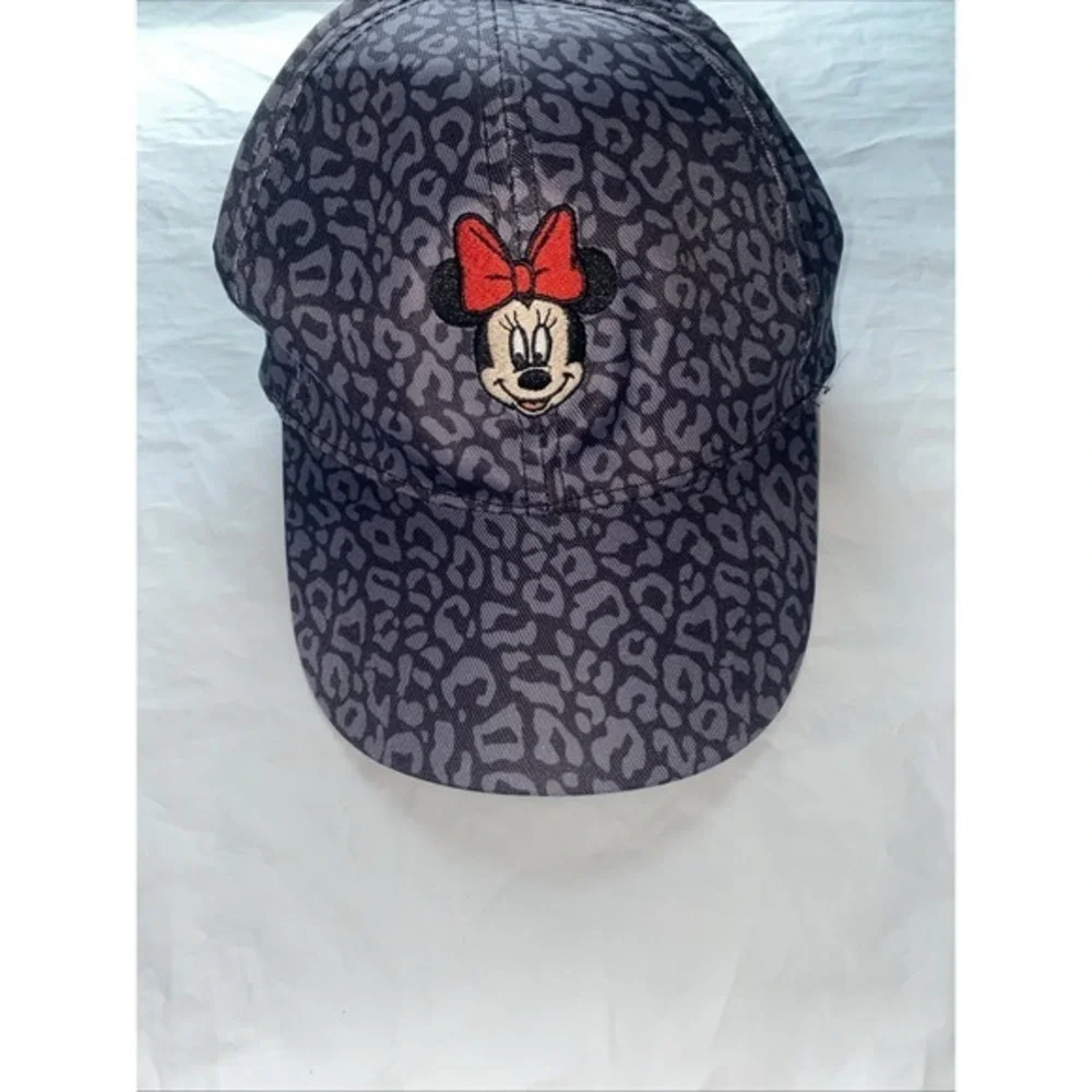 Disney Mini Mouse Woman BaseBall Cap Black Camouflage‎ One Size Snap Back 3730